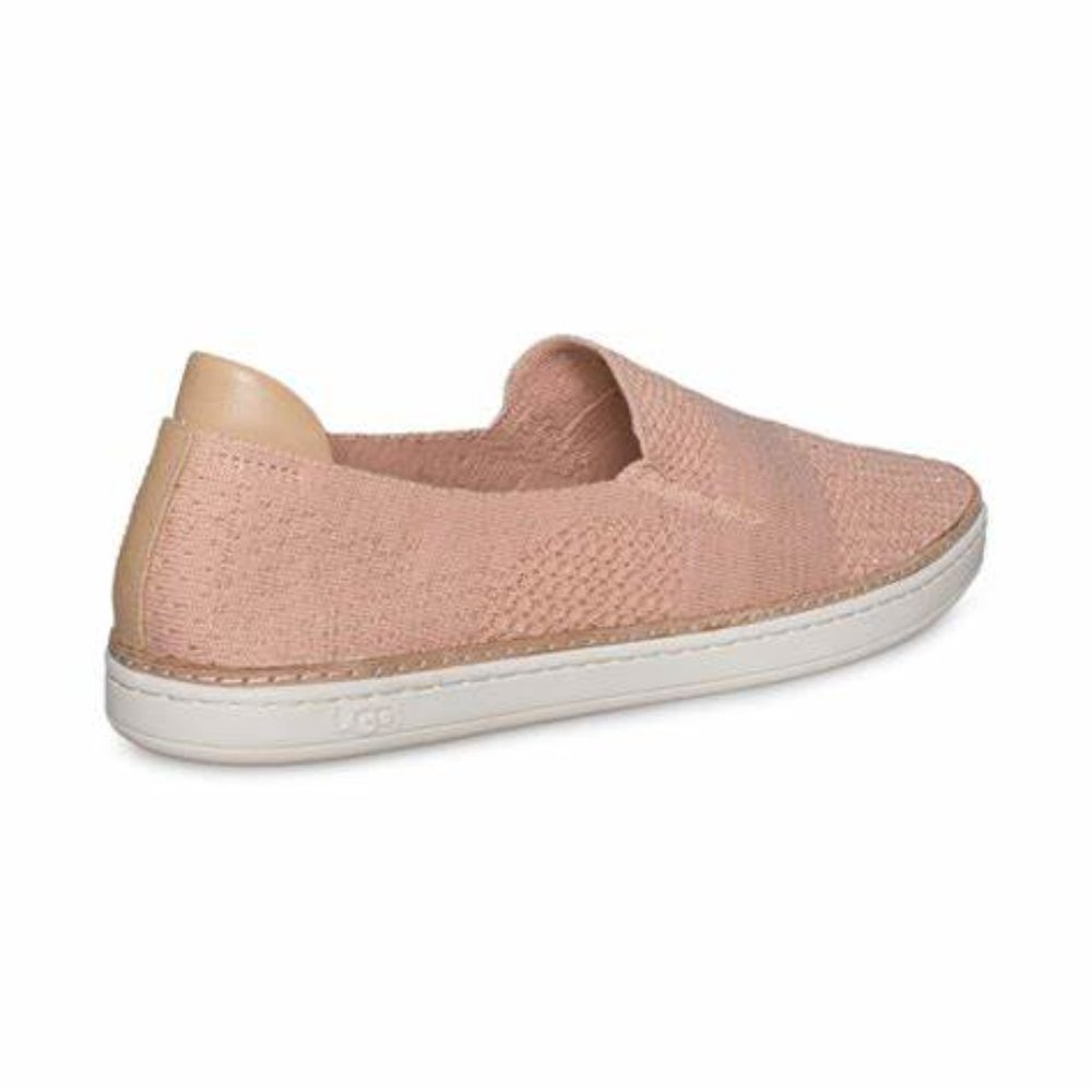 UGG $120 1096249 Sammy Metallic Tropical Peach Slip On Sneakers SZ 10 NWOB ! - Picture 3 of 3